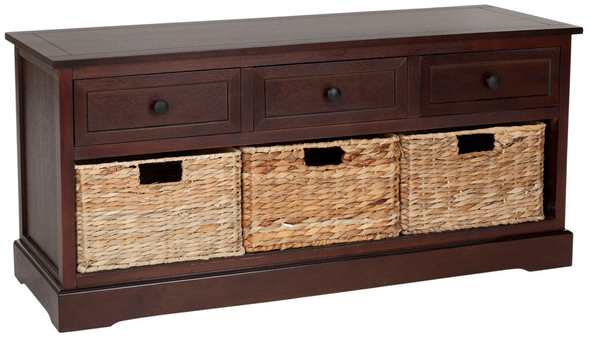Safavieh Damien 3 Drawer Storage Bench | Benches | Modishstore - 21