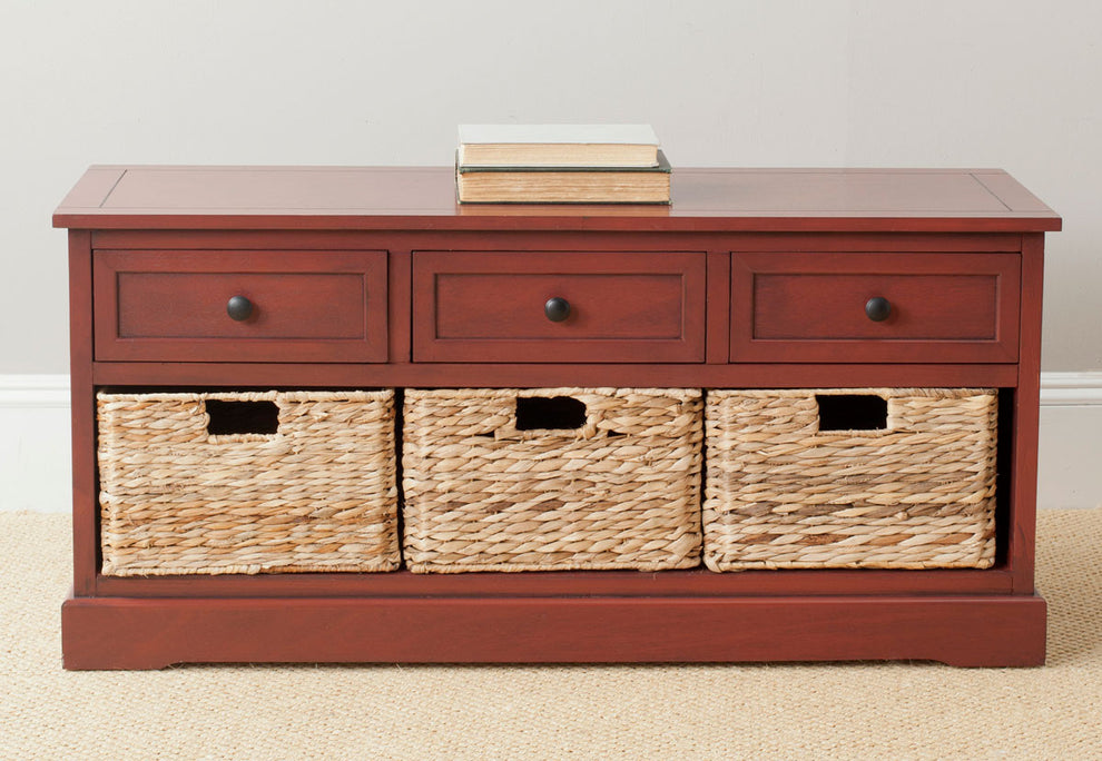 Safavieh Damien 3 Drawer Storage Bench | Benches | Modishstore - 23