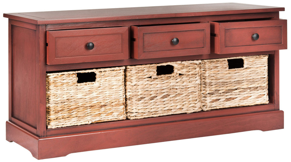Safavieh Damien 3 Drawer Storage Bench | Benches | Modishstore - 24