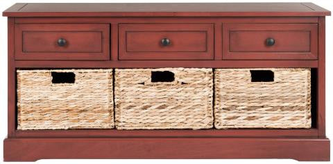 Safavieh Damien 3 Drawer Storage Bench | Benches | Modishstore - 6