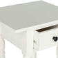 Safavieh Sabrina End Table With Storage Drawer - Distressed Cream | Accent Tables | Modishstore - 2