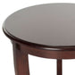 Safavieh Mary Pedestal Side Table - Dark Cherry | Accent Tables | Modishstore - 3