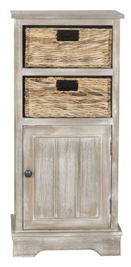 Safavieh Connery Cabinet - Vintage White | End Tables | Modishstore - 2