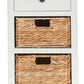 Safavieh Everly Drawer Side Table - Distressed White | End Tables | Modishstore