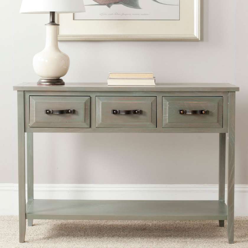 Safavieh Aiden 3 Drawer Console Table | Console Tables | Modishstore - 8