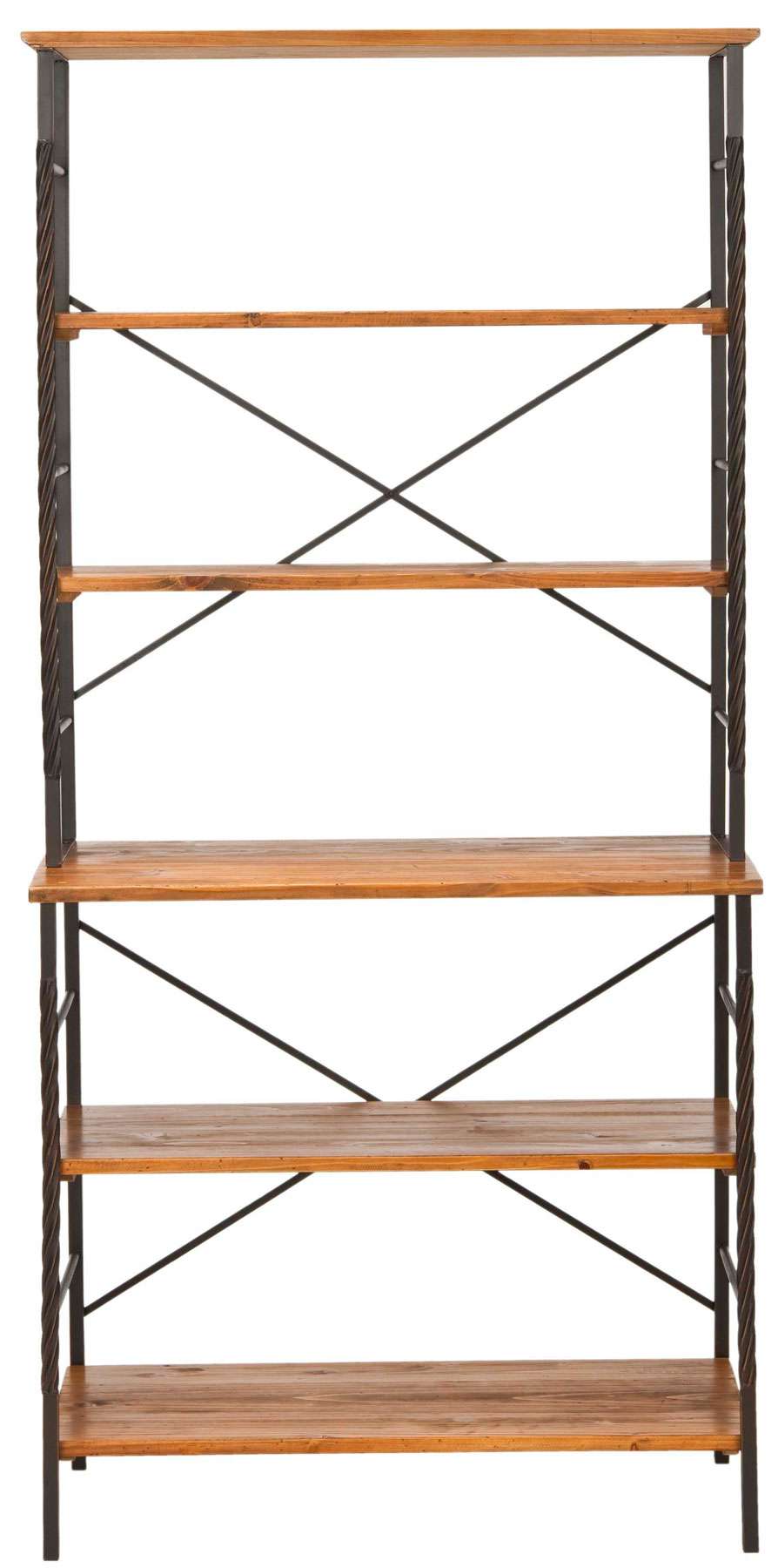 Safavieh Brooke 6 Tier Etagere - Antique Pewter | Etagere | Modishstore