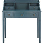 Safavieh Landon 5 Drawer Writing Desk - Slate Teal | Desks | Modishstore - 2
