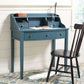 Safavieh Landon 5 Drawer Writing Desk - Slate Teal | Desks | Modishstore