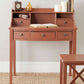 Safavieh Landon 5 Drawer Writing Desk - Henna Brown | Desks | Modishstore