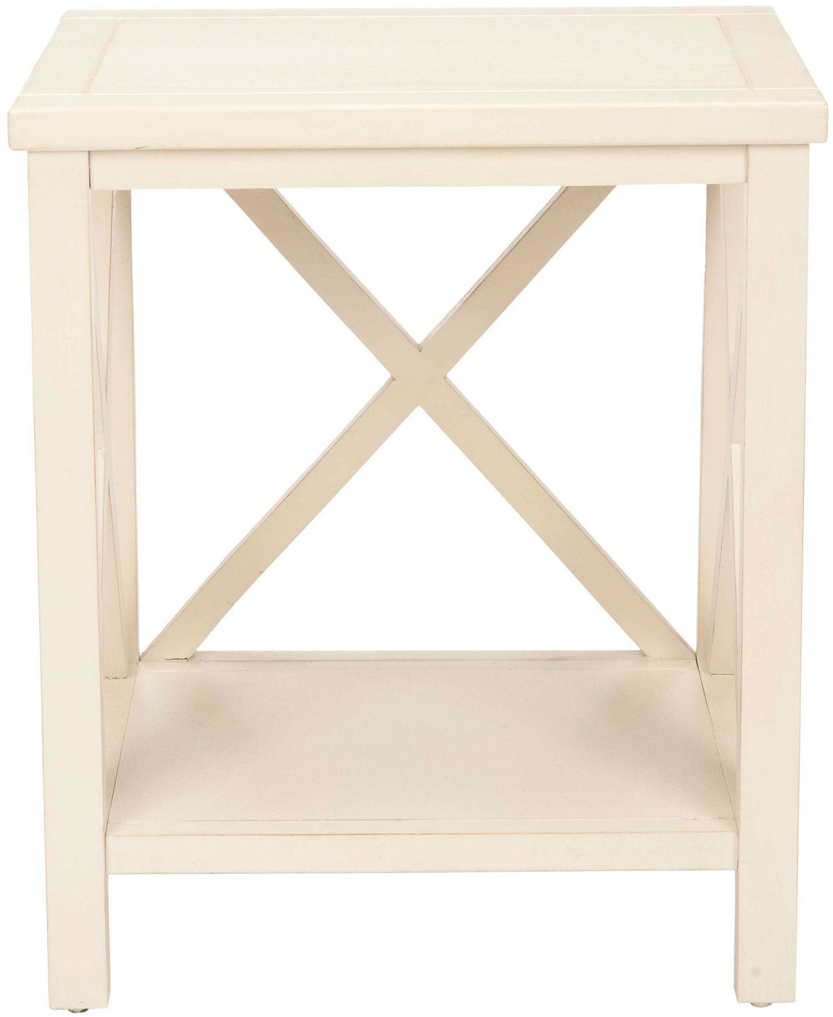 Safavieh Candence  Cross Back End Table | End Tables | Modishstore - 1