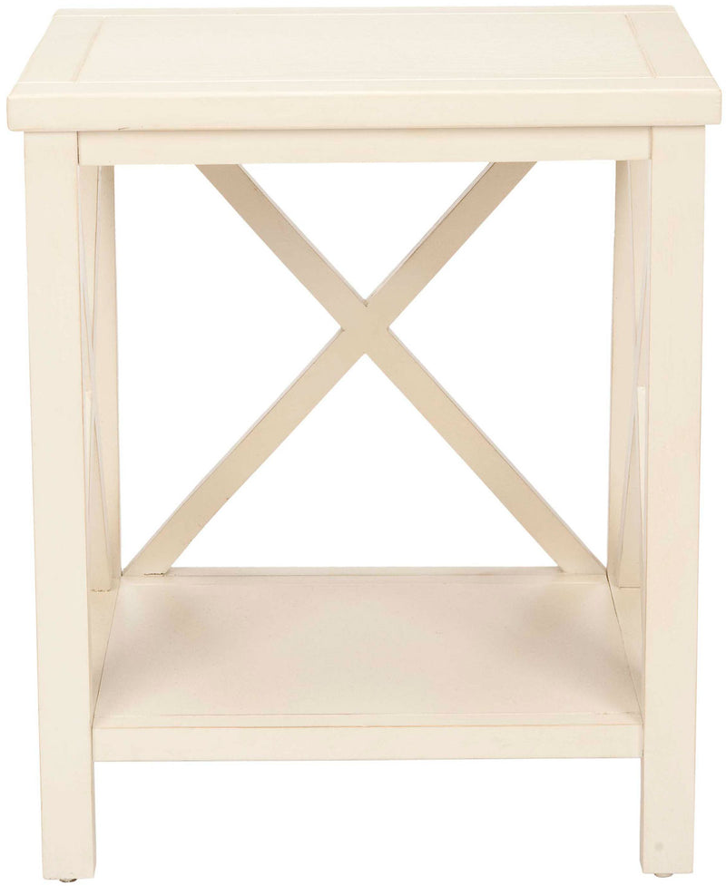 Safavieh Candence  Cross Back End Table | End Tables | Modishstore - 1