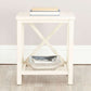Safavieh Candence  Cross Back End Table | End Tables |  Modishstore  - 2