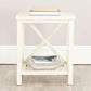 Safavieh Candence  Cross Back End Table | End Tables | Modishstore - 2