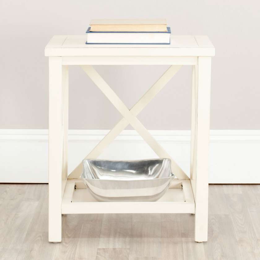 Safavieh Candence  Cross Back End Table | End Tables | Modishstore - 2