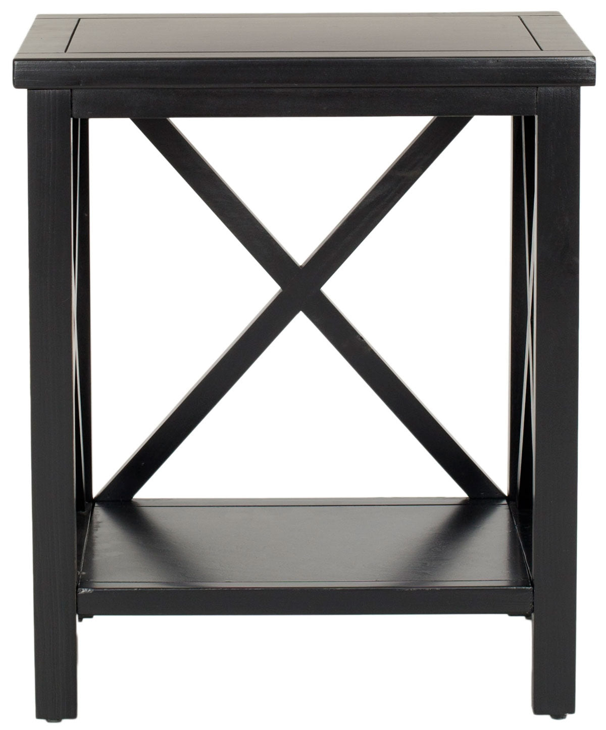 Safavieh Candence  Cross Back End Table | End Tables | Modishstore - 4