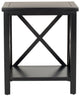 Safavieh Candence  Cross Back End Table | End Tables |  Modishstore  - 4