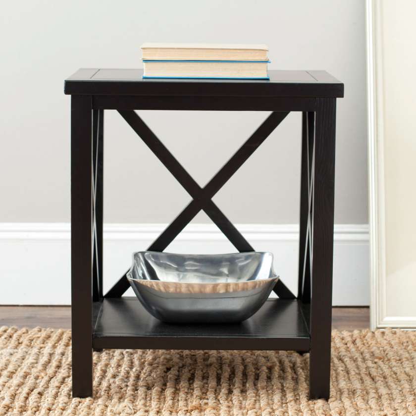 Safavieh Candence  Cross Back End Table | End Tables | Modishstore - 5