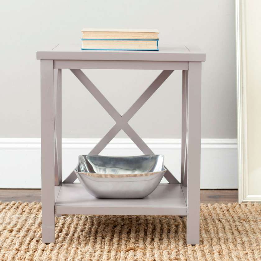 Safavieh Candence  Cross Back End Table | End Tables | Modishstore - 7