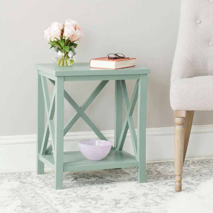 Safavieh Candence  Cross Back End Table | End Tables | Modishstore - 11