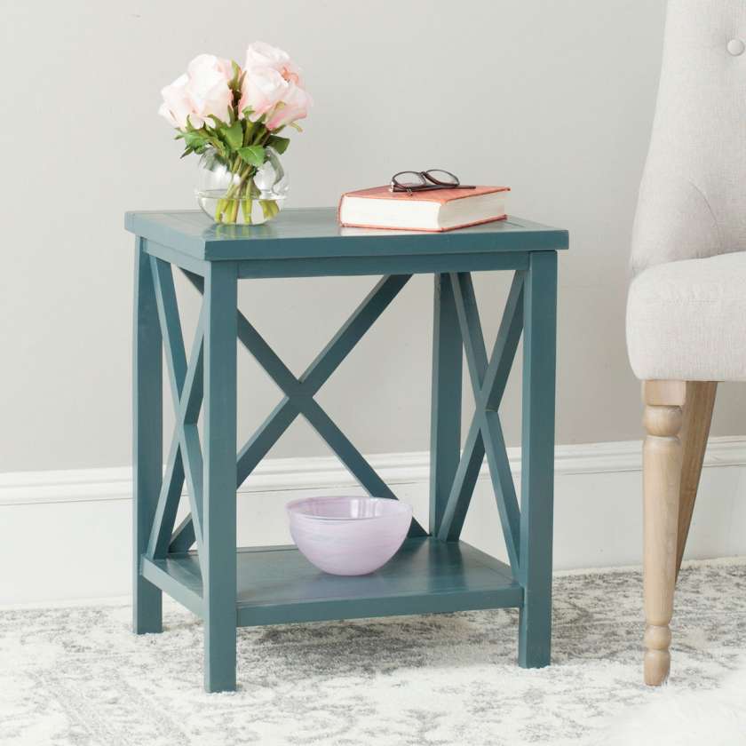 Safavieh Candence  Cross Back End Table | End Tables | Modishstore - 13