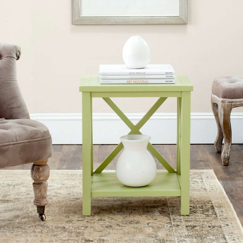Safavieh Candence  Cross Back End Table | End Tables | Modishstore - 14