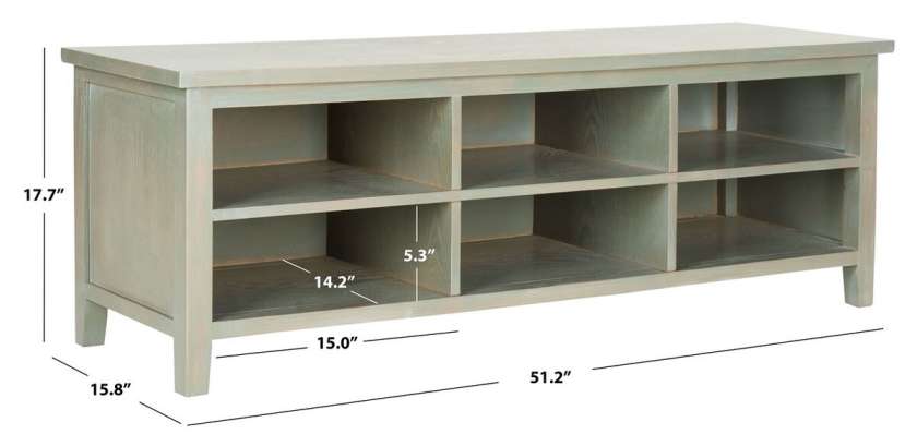 Safavieh Sadie Low Bookshelf | Etagere | Modishstore - 5
