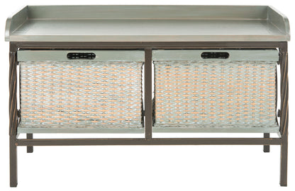 Safavieh Noah 2 Drawer Wooden Storage Bench | Benches | Modishstore - 3