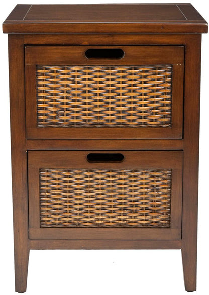 Safavieh Jonah Two Drawer End Table | End Tables | Modishstore - 1