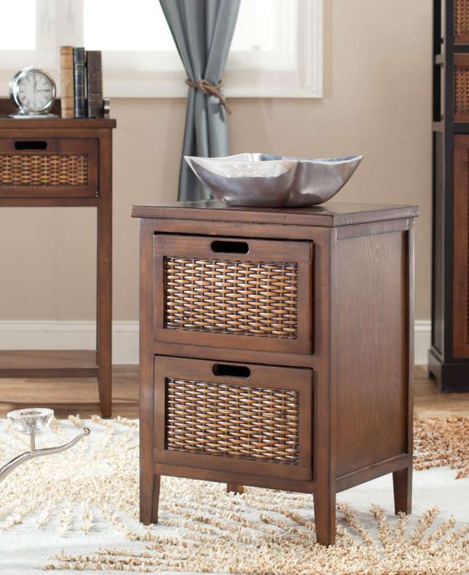 Safavieh Jonah Two Drawer End Table | End Tables | Modishstore - 2