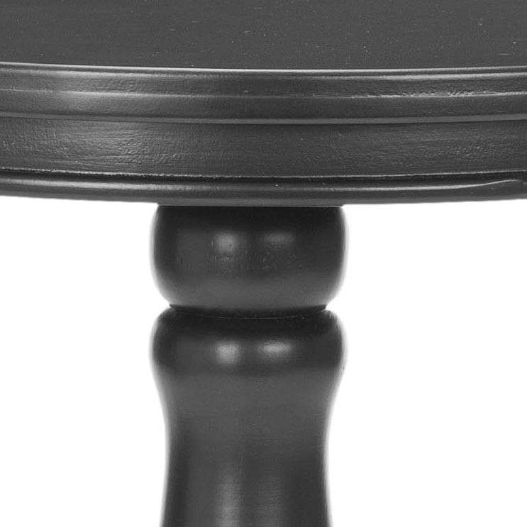 Safavieh Vivienne Round Top Side Table - Black | Accent Tables | Modishstore - 2