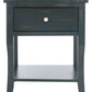 Safavieh Coby Nightstand With Storage Drawer - Dark Teal | Nightstands | Modishstore - 2