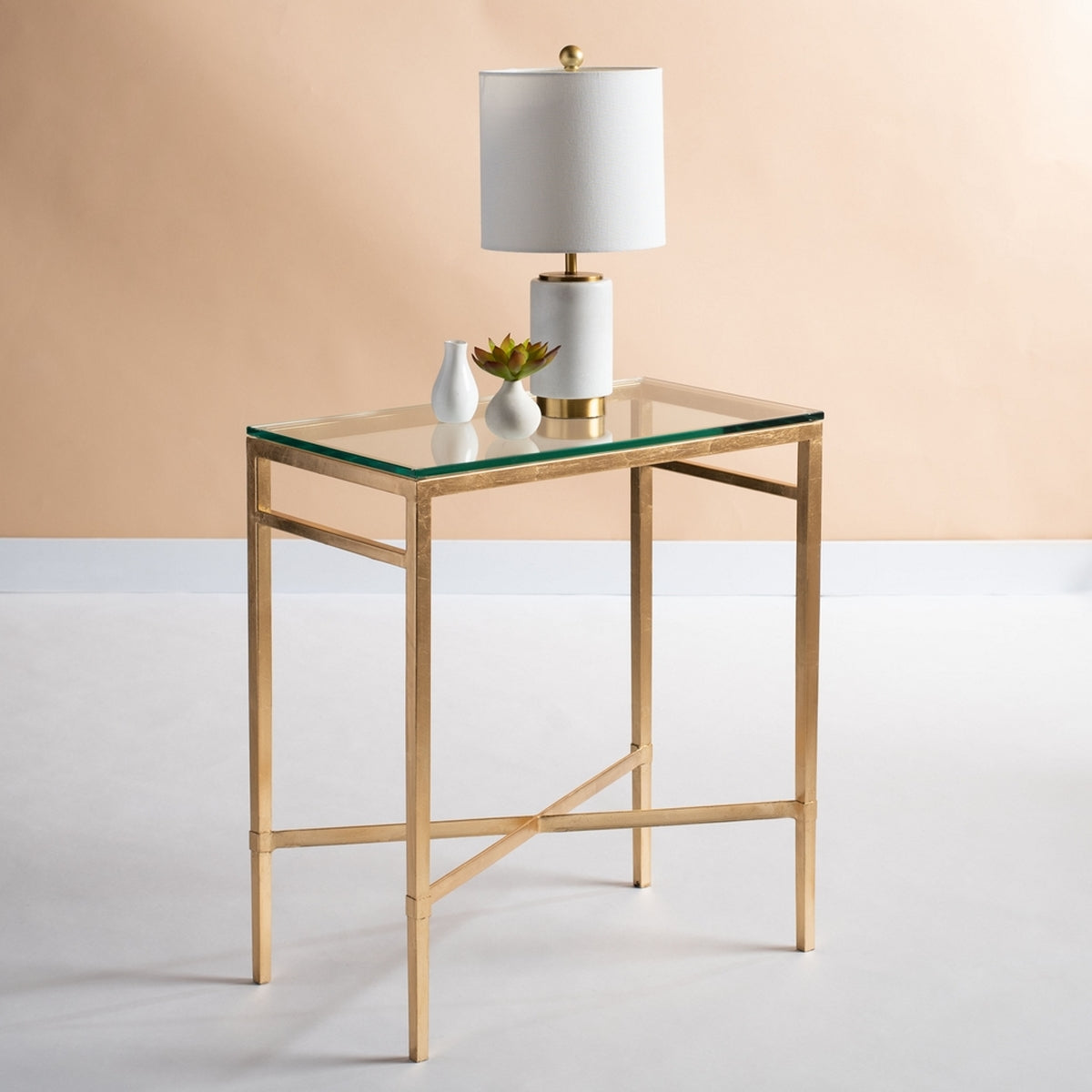 Safavieh Viggo Chairside Table | Side Tables | Modishstore