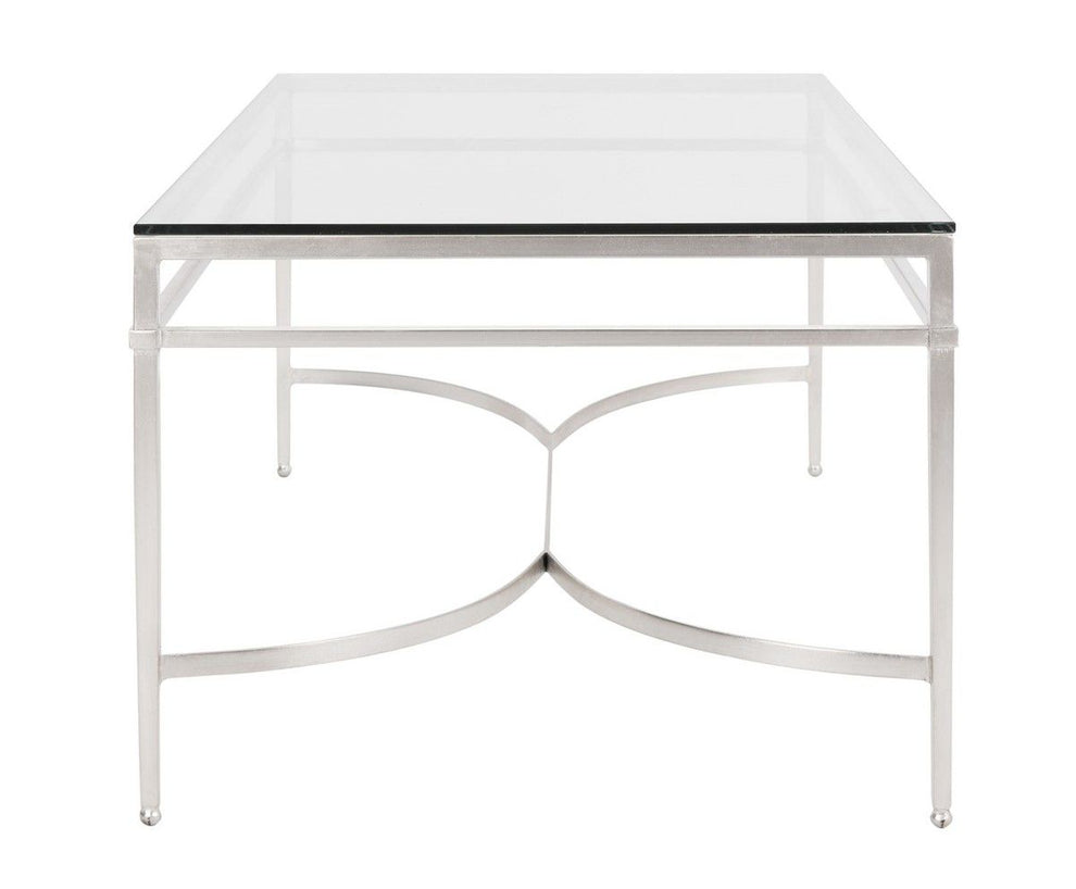 Safavieh Abelard Cocktail Table - Silver | Coffee Tables | Modishstore - 4