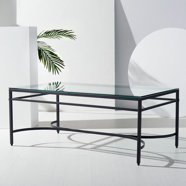 Safavieh Abelard Cocktail Table - Black | Coffee Tables | Modishstore