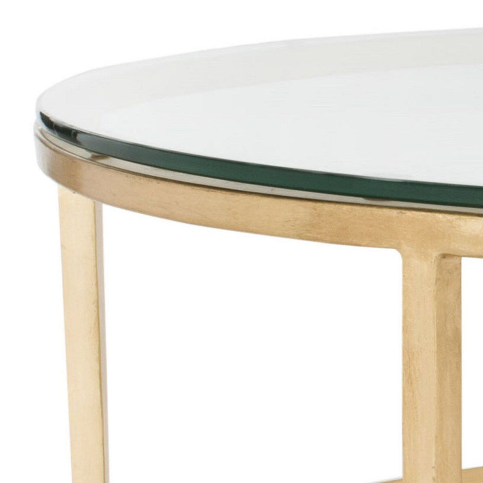 Safavieh Edmund Cocktail Table - Gold | Coffee Tables | Modishstore - 3