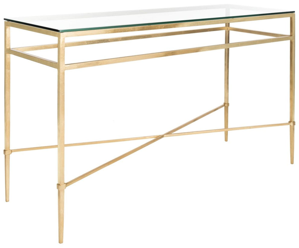 Safavieh Baumgarten Console Table - Gold | Console Tables | Modishstore - 2