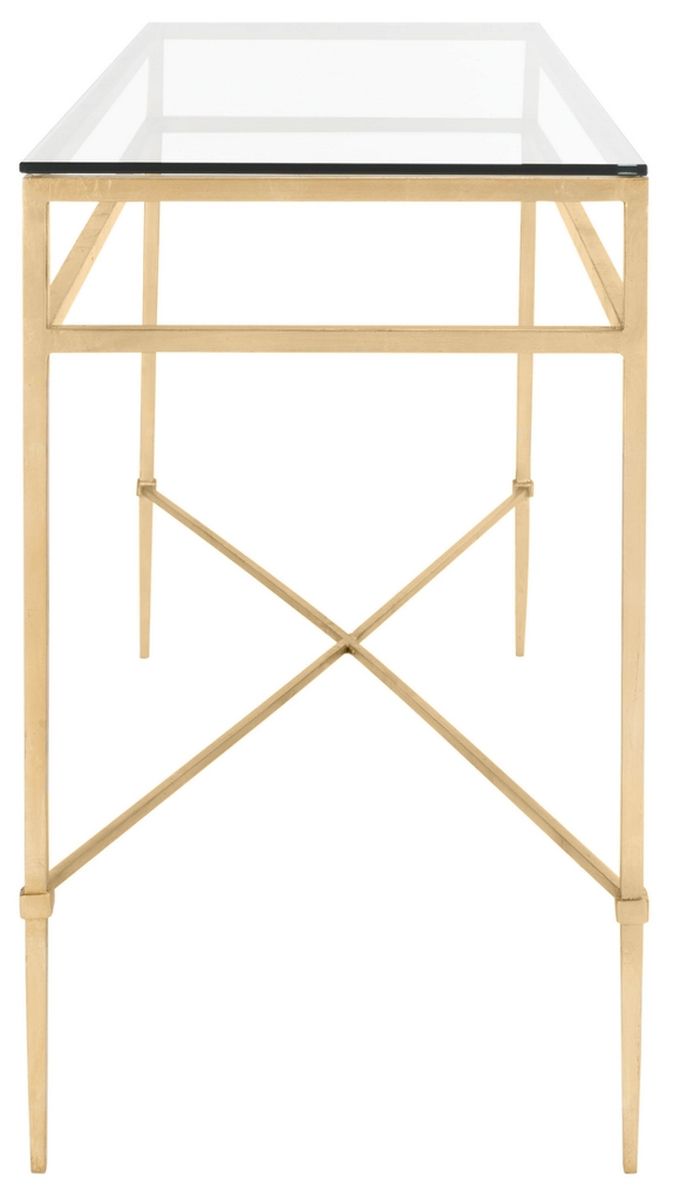 Safavieh Baumgarten Console Table - Gold | Console Tables | Modishstore - 4