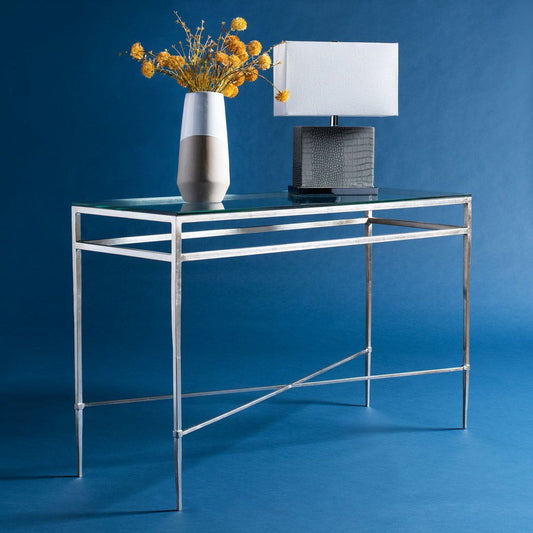 Safavieh Baumgarten Console Table - Silver | Console Tables | Modishstore