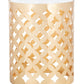 Safavieh Cairo Round Gold Leaf End Tables | End Tables | Modishstore - 5