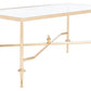 Safavieh Devi Gold Leaf Coffee Table | Coffee Tables | Modishstore - 3