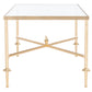 Safavieh Devi Gold Leaf Coffee Table | Coffee Tables | Modishstore - 2