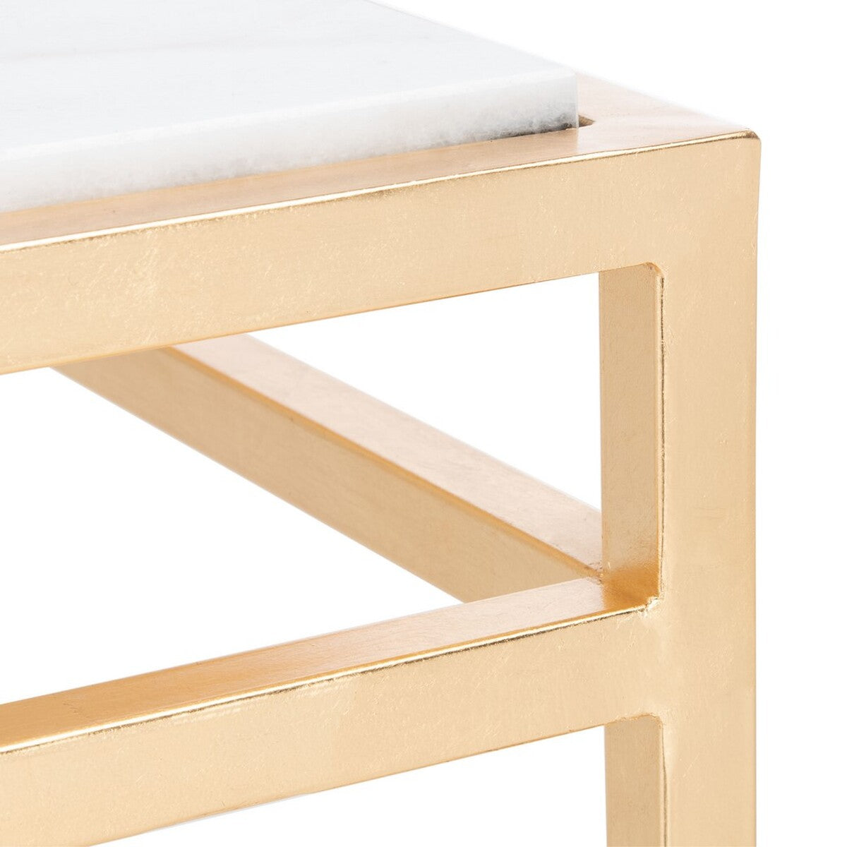 Safavieh Moriah Gold Leaf Accent Table | Accent Tables | Modishstore - 3