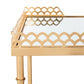 Safavieh Eryn 2 Shelf Gold Leaf Table | Accent Tables | Modishstore - 4