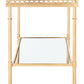 Safavieh Eryn 2 Shelf Gold Leaf Table | Accent Tables | Modishstore - 2
