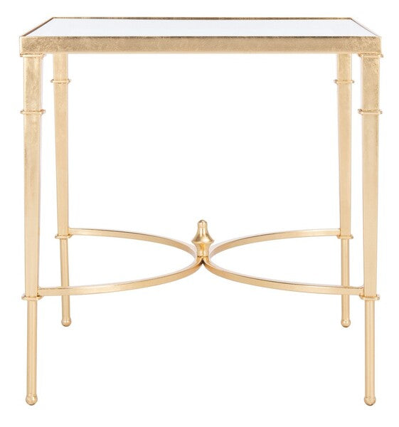Safavieh Mendez Gold Leaf Accent Table | Accent Tables | Modishstore - 2