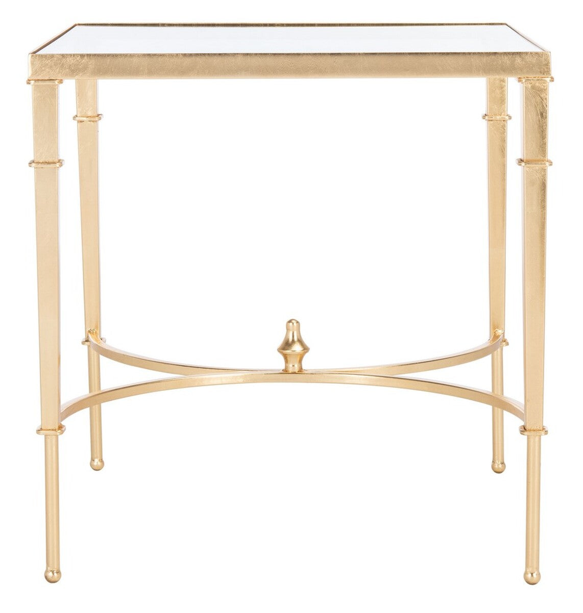 Safavieh Mendez Gold Leaf Accent Table | Accent Tables | Modishstore - 5