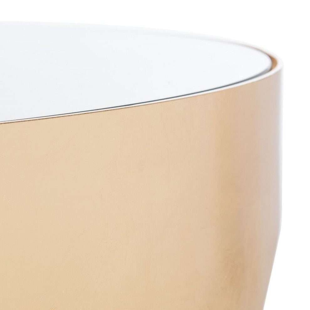 Safavieh Lillia Gold Leaf Coffee Table - Gold | Coffee Tables | Modishstore - 4