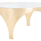 Safavieh Lillia Gold Leaf Coffee Table - Gold | Coffee Tables | Modishstore - 3