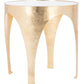 Safavieh Lillia Gold Leaf Accent Table | Accent Tables | Modishstore - 3