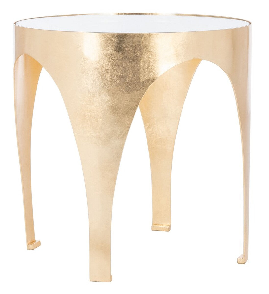 Safavieh Lillia Gold Leaf Accent Table | Accent Tables | Modishstore - 3
